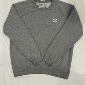 Adidas Men's Classic Gray Crewneck Sweater size Large